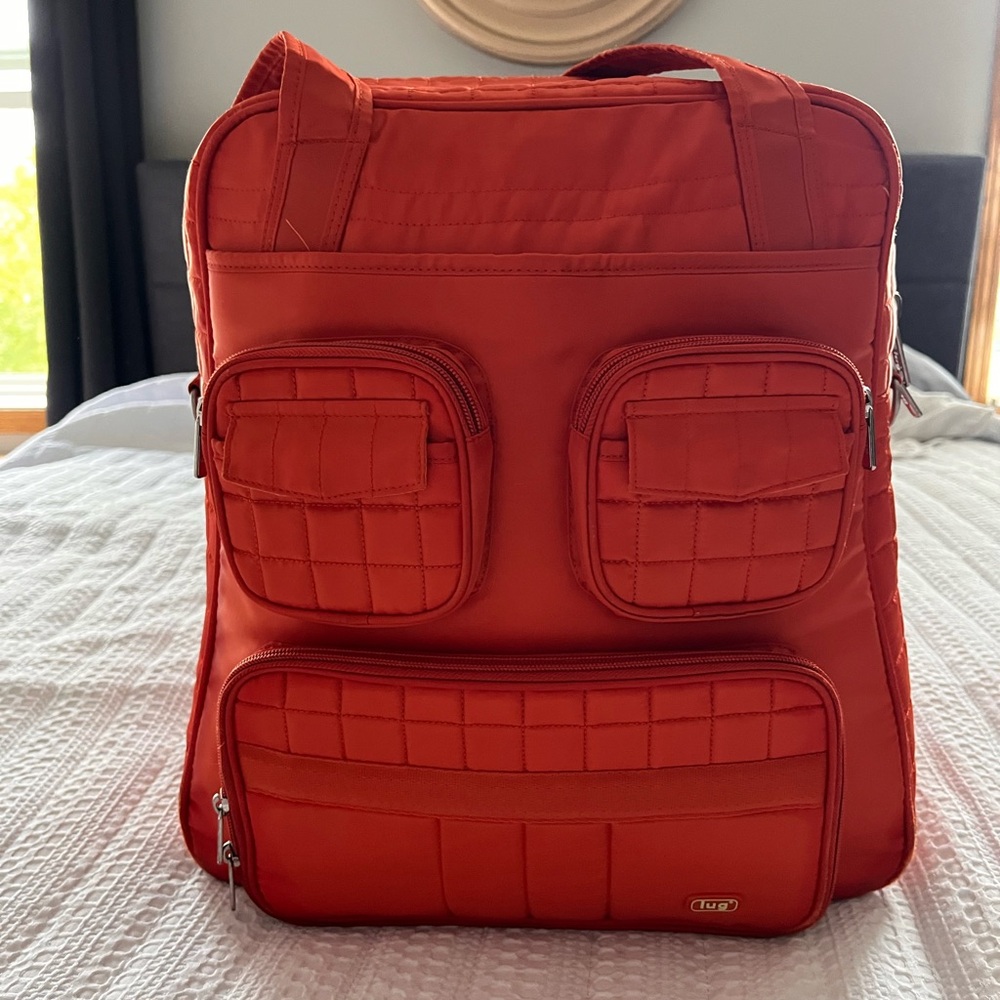 Lug Orange Puddle Jumper Large Travel Bag